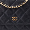 Chanel Wallet on Chain WOC Caviar Leder Schwarz GHW