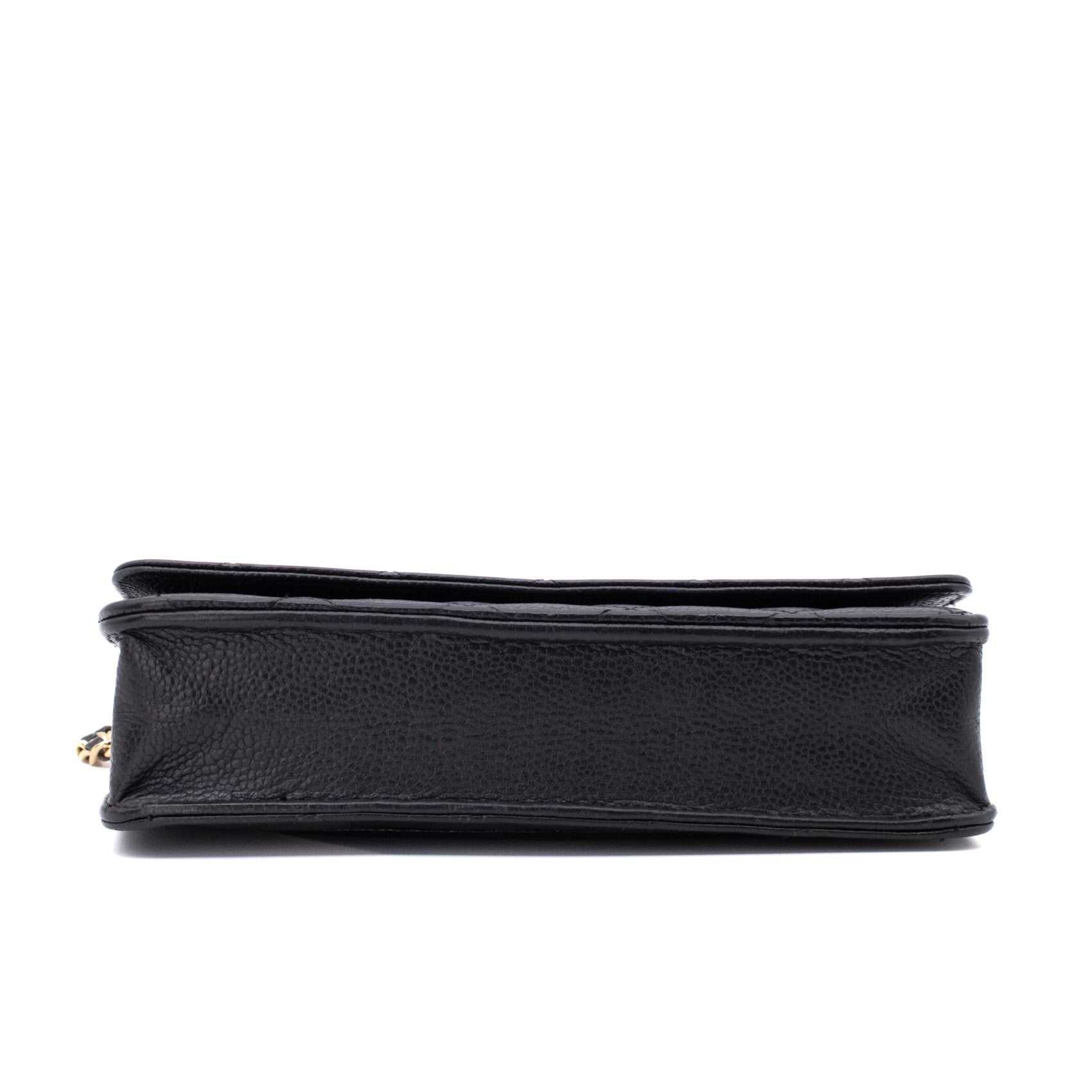 Chanel Wallet on Chain WOC Caviar Leder Schwarz GHW