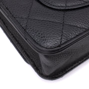 Chanel Wallet on Chain WOC Caviar Leder Schwarz GHW
