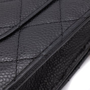 Chanel Wallet on Chain WOC Caviar Leder Schwarz GHW