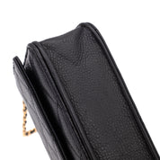 Chanel Wallet on Chain WOC Caviar Leder Schwarz GHW