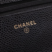 Chanel Wallet on Chain WOC Caviar Leder Schwarz GHW