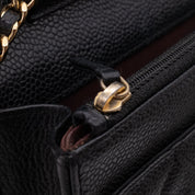 Chanel Wallet on Chain WOC Caviar Leder Schwarz GHW