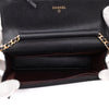 Chanel Wallet on Chain WOC Caviar Leder Schwarz GHW