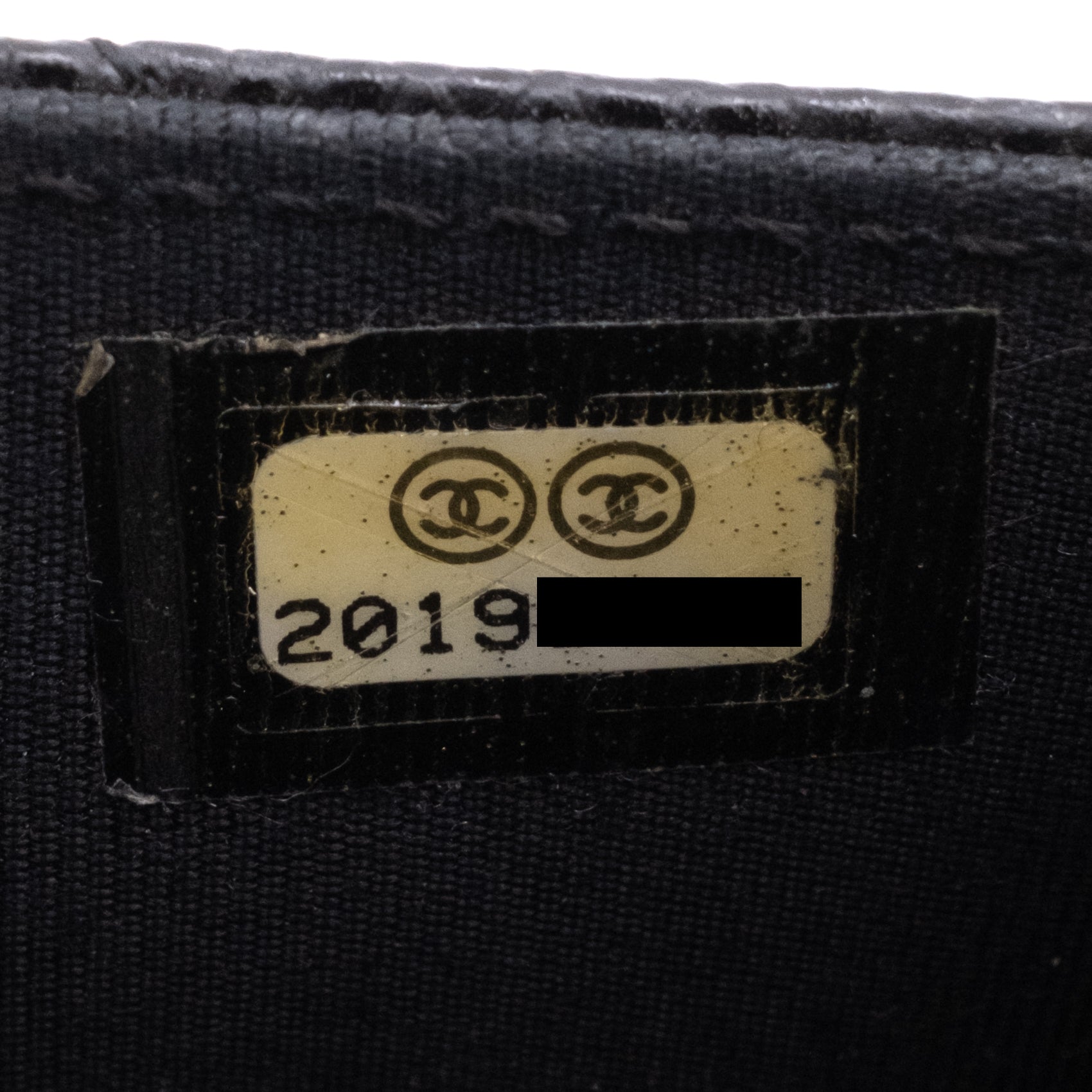 Chanel Wallet on Chain WOC Caviar Leder Schwarz GHW