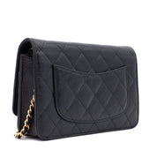 Chanel Wallet on Chain WOC Caviar Leder Schwarz GHW