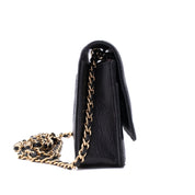 Chanel Wallet on Chain WOC Caviar Leder Schwarz GHW