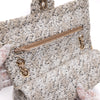 Chanel Classic Double Flap Medium Woll Tweed Creme Beige GHW