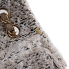 Chanel Classic Double Flap Medium Woll Tweed Creme Beige GHW