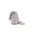 Chanel Classic Double Flap Medium Woll Tweed Creme Beige GHW