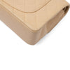KEEP Chanel Classic Double Flag Bag Small Beige Lambskin GHW