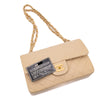KEEP Chanel Classic Double Flag Bag Small Beige Lambskin GHW