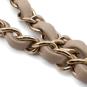 Chanel Classic Double Flap Medium Jersey Streifen Schwarz Weiß GHW