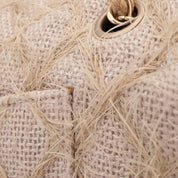 Chanel Classic Single Flap Medium Raffia Stroh Hellbeige GHW