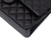 Chanel Classic Double Flap Medium Lammleder Schwarz GHW