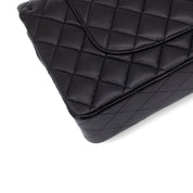 Chanel Classic Double Flap Medium Lammleder Schwarz GHW