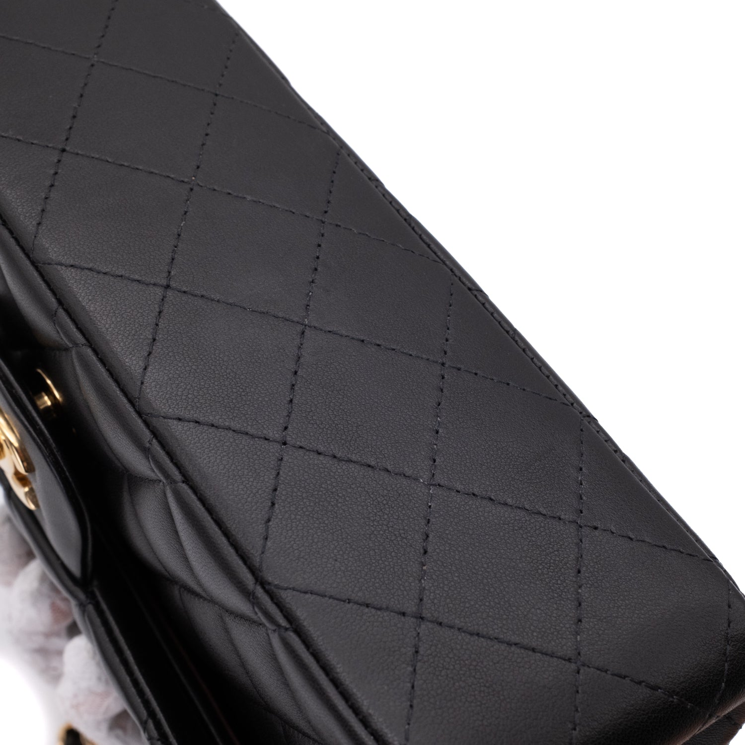 Chanel Classic Double Flap Medium Lammleder Schwarz GHW