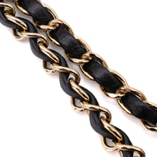 Chanel Classic Double Flap Medium Lammleder Schwarz GHW