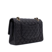 Chanel Classic Double Flap Medium Lammleder Schwarz GHW