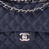 Chanel Classic Double Flap Medium Caviar Leder Dunkelblau PHW