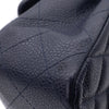 Chanel Classic Double Flap Medium Caviar Leder Dunkelblau PHW