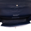 Chanel Classic Double Flap Medium Caviar Leder Dunkelblau PHW