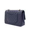 Chanel Classic Double Flap Medium Caviar Leder Dunkelblau PHW