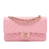 Chanel Classic Double Flap Bag Medium Caviar Sakura Pink 24k GHW
