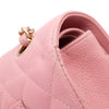 Chanel Classic Double Flap Bag Medium Caviar Sakura Pink 24k GHW