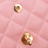 Chanel Classic Double Flap Bag Medium Caviar Sakura Pink 24k GHW
