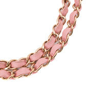 Chanel Classic Double Flap Bag Medium Caviar Sakura Pink 24k GHW