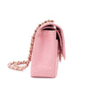 Chanel Classic Double Flap Bag Medium Caviar Sakura Pink 24k GHW