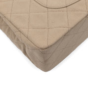 Chanel Classic Double Flap Medium Denim Beige GHW