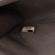 Chanel Classic Double Flap Medium Jersey Taupe Anthrazit PHW