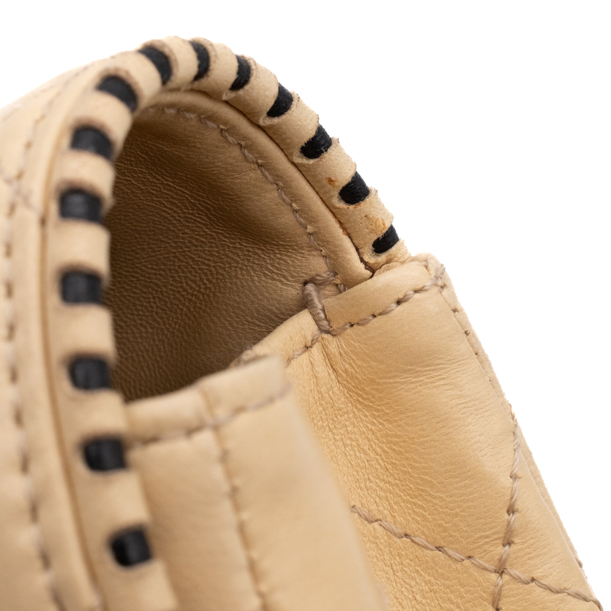 Chanel Classic Single Flap Medium Lammleder Beige GHW