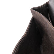 Chanel Classic Double Flap Medium Jersey Braun GHW