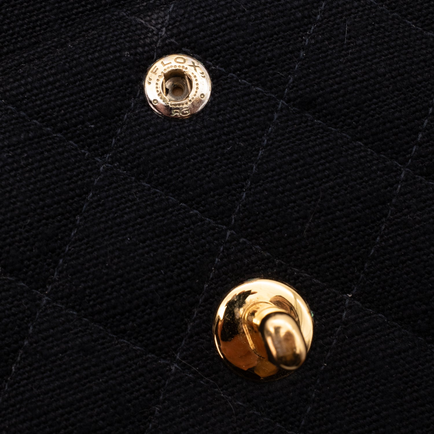 Chanel Classic Double Flap Medium Canvas Leinen Schwarz GHW