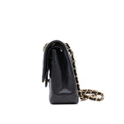 Chanel Classic Double Flap Medium Caviar Leder Schwarz GHW