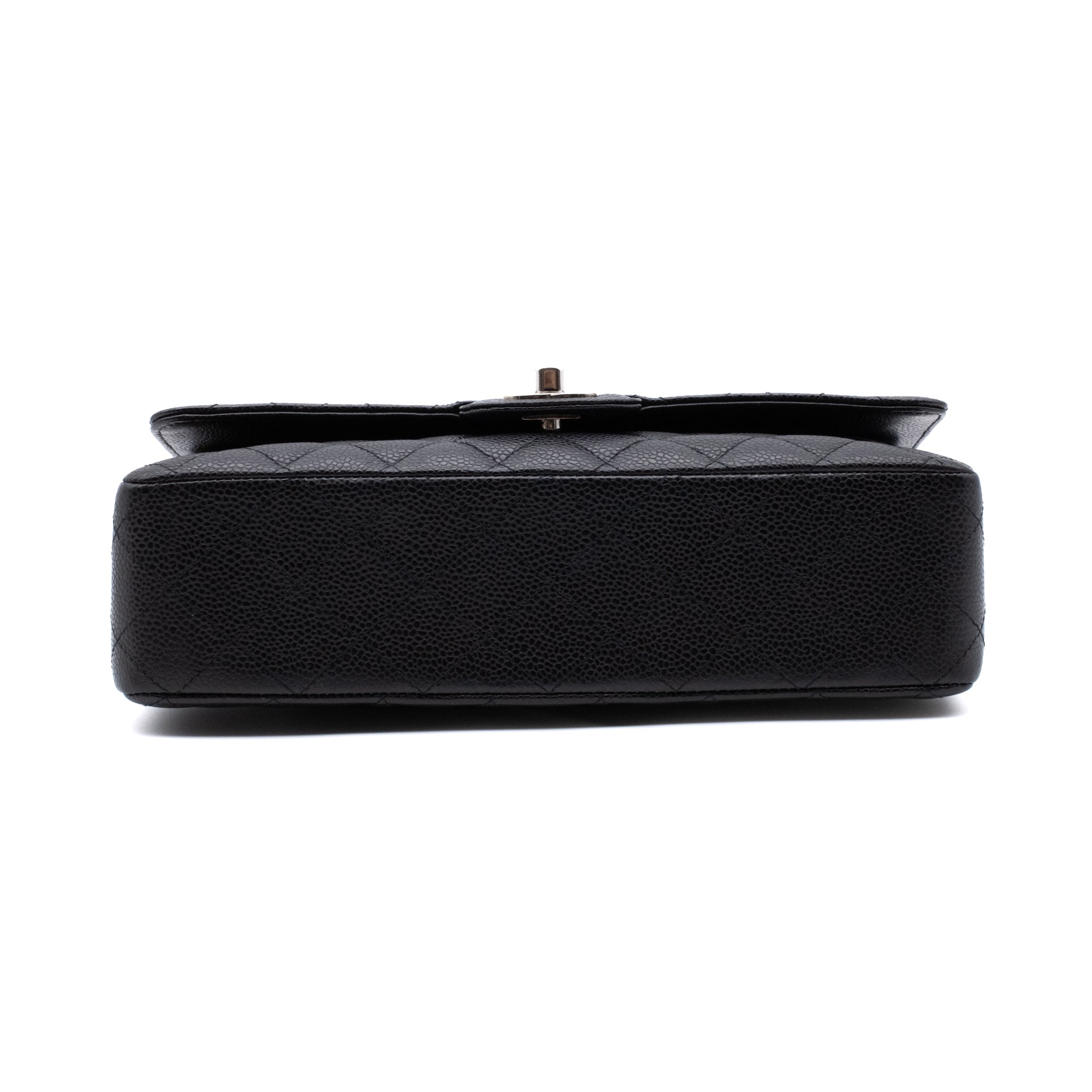 Chanel Classic Double Flap Medium Caviar Leder Schwarz PHW