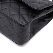 Chanel Classic Double Flap Medium Caviar Leder Schwarz PHW