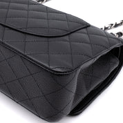 Chanel Classic Double Flap Medium Caviar Leder Schwarz PHW