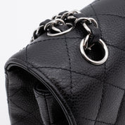Chanel Classic Double Flap Medium Caviar Leder Schwarz PHW