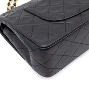 Chanel Classic Double Flap Medium Lammleder Schwarz