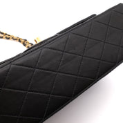 Chanel Classic Double Flap Medium Lammleder Schwarz GHW