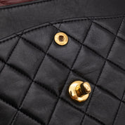 Chanel Classic Double Flap Medium Lammleder Schwarz