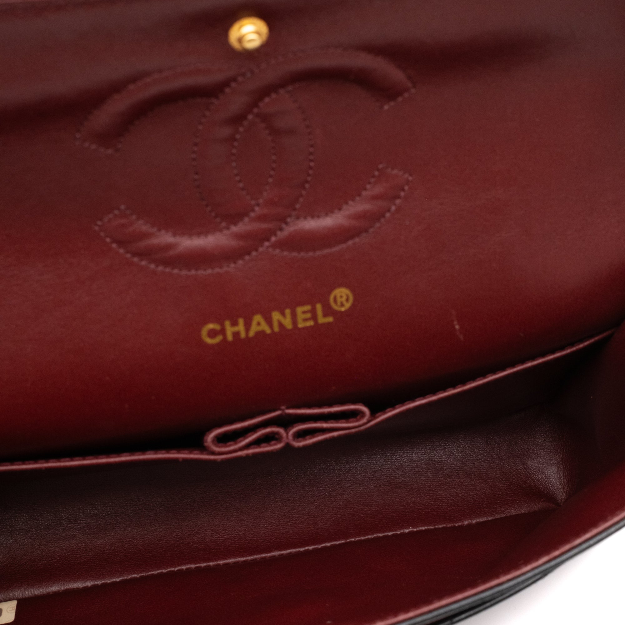 Chanel Classic Double Flap Medium Lammleder Schwarz