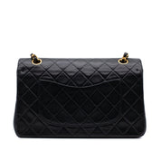 Chanel Classic Double Flap Medium Lammleder Schwarz