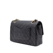 Chanel Classic Double Flap Medium Lammleder Schwarz GHW