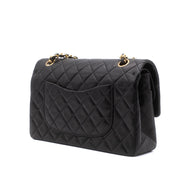 Chanel Classic Double Flap Medium Lammleder Schwarz GHW