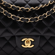 Chanel Classic Double Flap Medium Lambskin Black